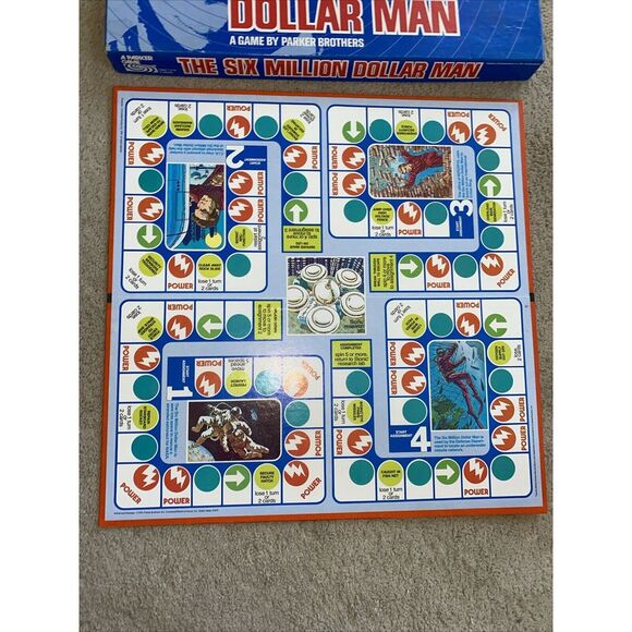 VINTAGE The‎ Six Million Dollar Man COMPLETE Parker Brothers 1975 Bionic - Picture 5 of 6